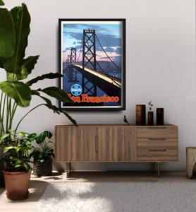 Retro plakát San Francisco