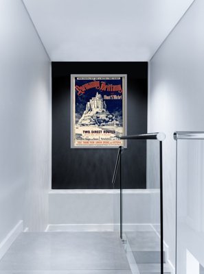 Plakát poszter Vintage Mont-St Michel Franciaország