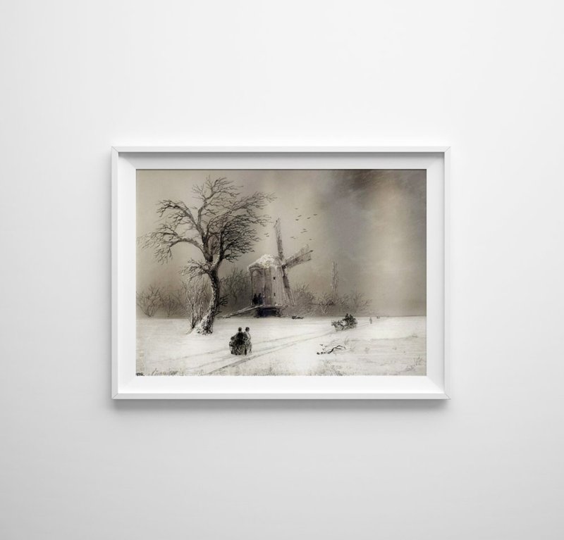 Poszter képek Ivan Aivazovsky vihar