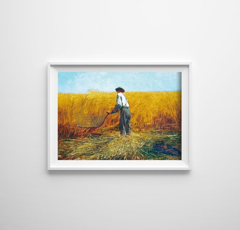 Plakát poszter Veterán az új mezőben Winslow Homer