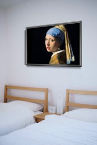 Retro plakát Lány egy gyöngyházzal Johannes Vermeer
