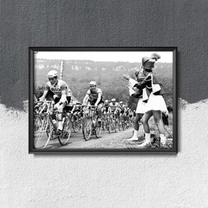 Plakát poszter Tour de France Photography Riders Pass Mallistions