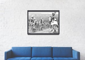 Plakát poszter Tour de France Photography Riders Pass Mallistions
