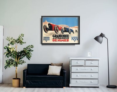 Fali poszter Grand Prix Automobile de Nimes