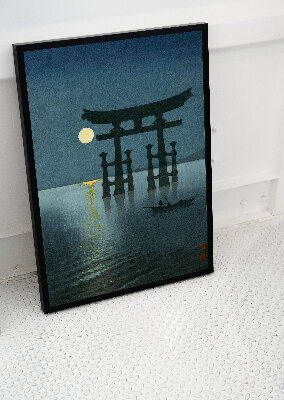 Fali poszter Strand Soshu-ban Kawase Hasui