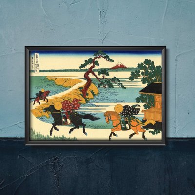 Poszter Sekiya Katsushika Hokusai mezők