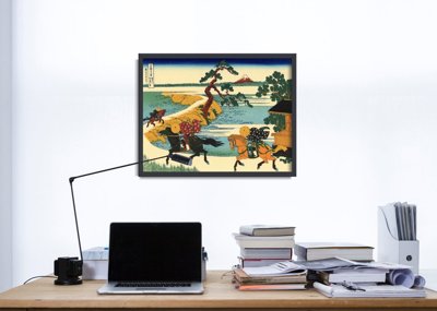 Poszter Sekiya Katsushika Hokusai mezők