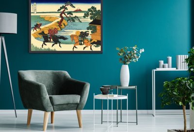 Poszter Sekiya Katsushika Hokusai mezők
