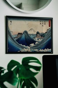 Poszter Mount Fuji Manazato Hiroshige Ando-ban