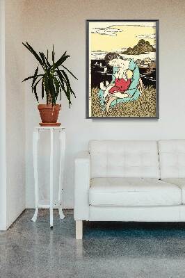 Retro plakát Japán takehisa-yumeji ukiyo-e