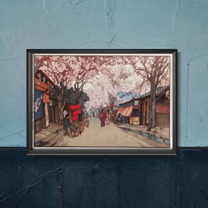 Poszter képek Hiroshi Yoshida cseresznye fák