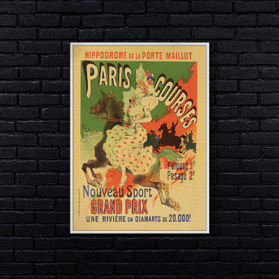 Poszter Hippodrome de la Porte Maillot, Párizsi tanfolyamok