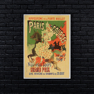 Poszter Hippodrome de la Porte Maillot, Párizsi tanfolyamok