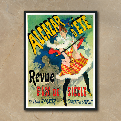 Poszter Revue de Siecle Alcazar fin dete