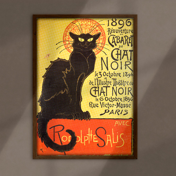 Plakát poszter Cabaret du Chat Noir Párizs