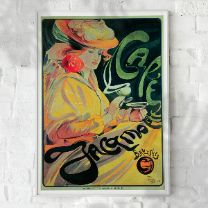 Plakát poszter Cafe Jacqmotte Bruxelles