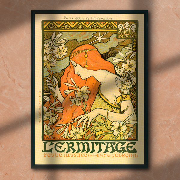Plakát poszter Lermitage Revue Illustree