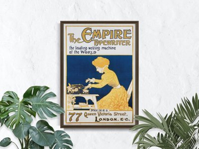 Plakát poszter Empire Writing Machine