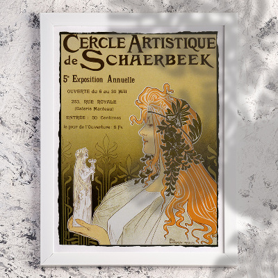 Plakát poszter Cercle de Schaerbeek Exposition Artistique