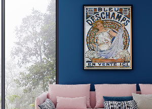 Plakát poszter Bleu Deschamps