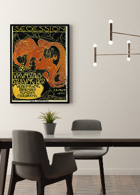 Retro plakát Bécsi szecesszió ötödik kiállítás