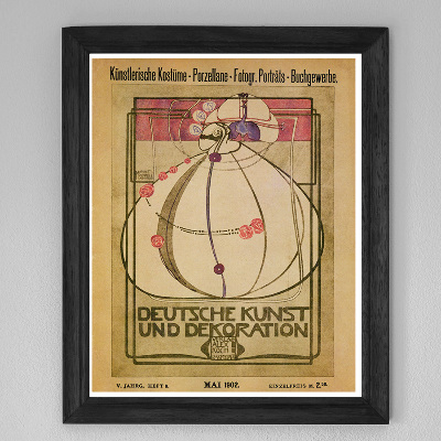 Retro poszterek Deutsche Kunst und Dekoráció