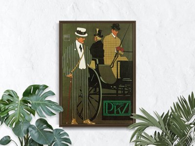 Retro poszterek Marque PKZ
