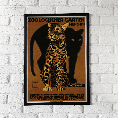 Poszter Munchen zoológiai kert