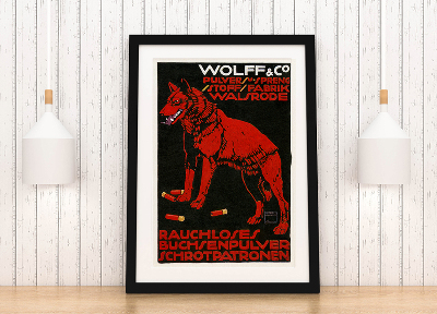Poszter Wolff és Co, reklám