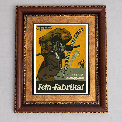 Poszter FEIN FABRIKATK, DER BESTO BOHRAPPARAT A FEIN által termelt fúrókhoz