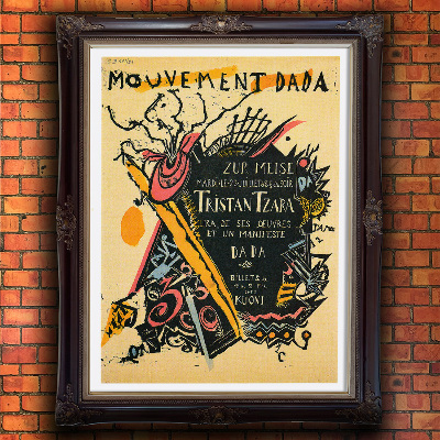 Plakát Mouvement Dada