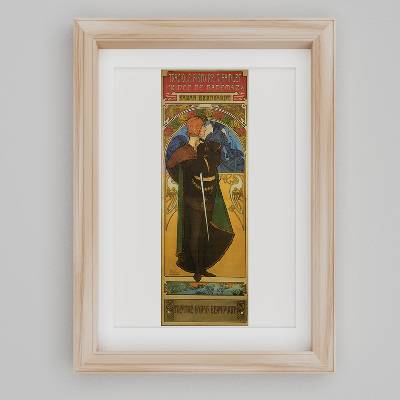 Plakát Hamlet, Sarah Bernhardt