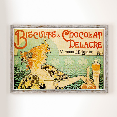 Poszter Kekszek és chocolat delacre