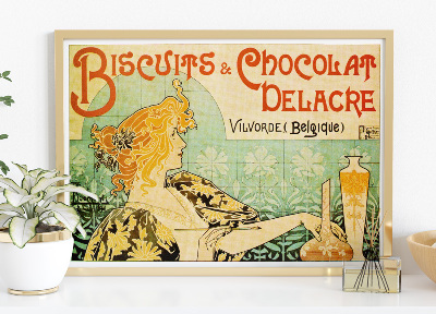 Poszter Kekszek és chocolat delacre