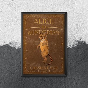 Poszter Alice Csodaországban Cheshire Cat Weirdo