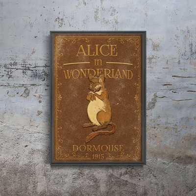 Poszter Alice Csodaországban Gopher