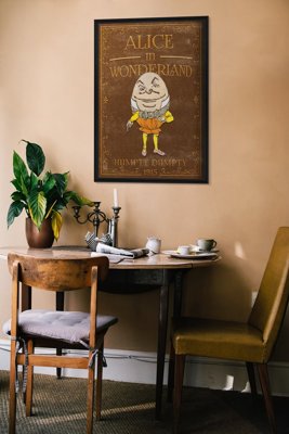 Poszter Alice Csodaországban Humpty Dumpty