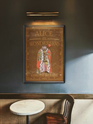 Plakát Alice Csodaországban a szívek királya