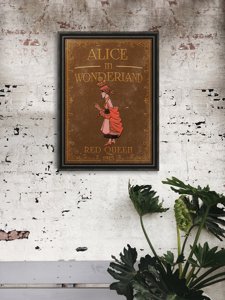 Fali poszter Alice Csodaországban A Vörös Királynő