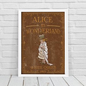 Fali poszter Alice Csodaországban A fehér királynő