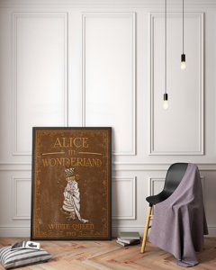 Fali poszter Alice Csodaországban A fehér királynő