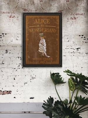 Fali poszter Alice Csodaországban A fehér királynő