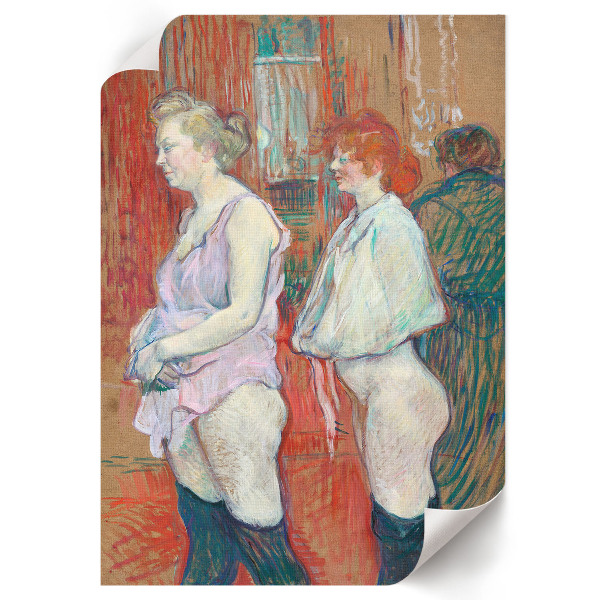 Vintage poszter Lány a metrón