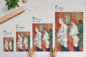 Vintage poszter Lány a metrón