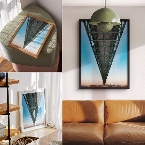 Retro plakát Váza virágokkal