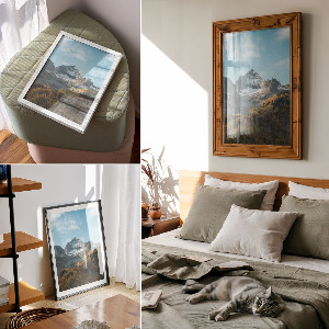 Retro poszter Hét férfi kéz