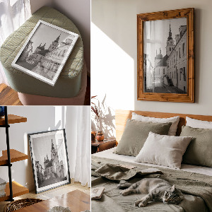 Retro plakát Cseresznyevirágzás