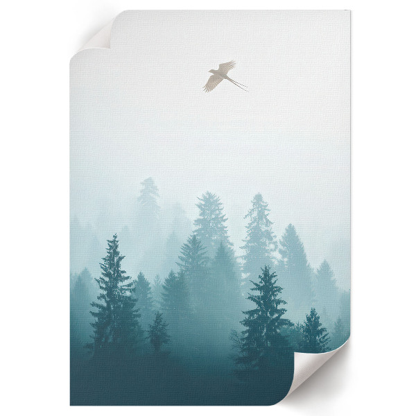 Retro plakát Tigris a hóban