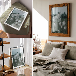 Vintage poszter Liliomok