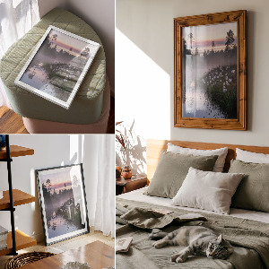 Vintage poszter A Bazilika belseje